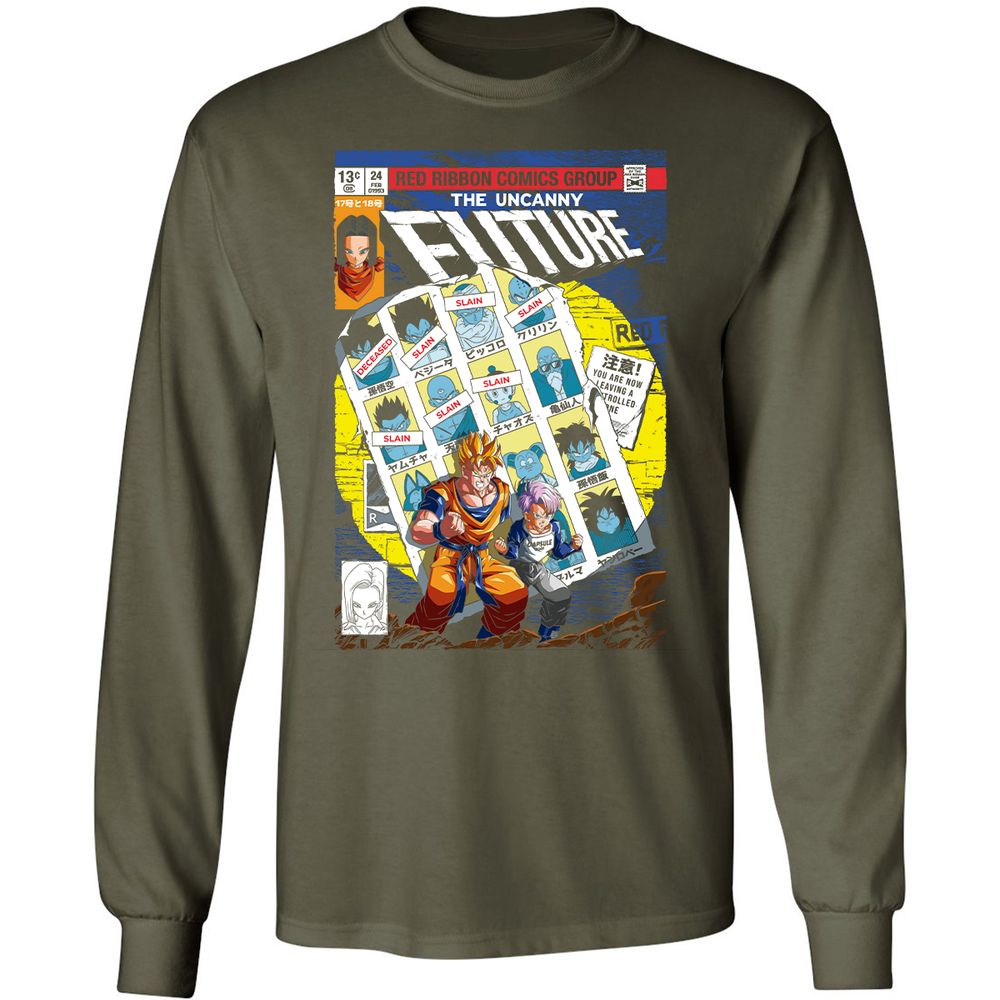 Long Sleeve T-Shirt - J5H899HU - Military Green - 16