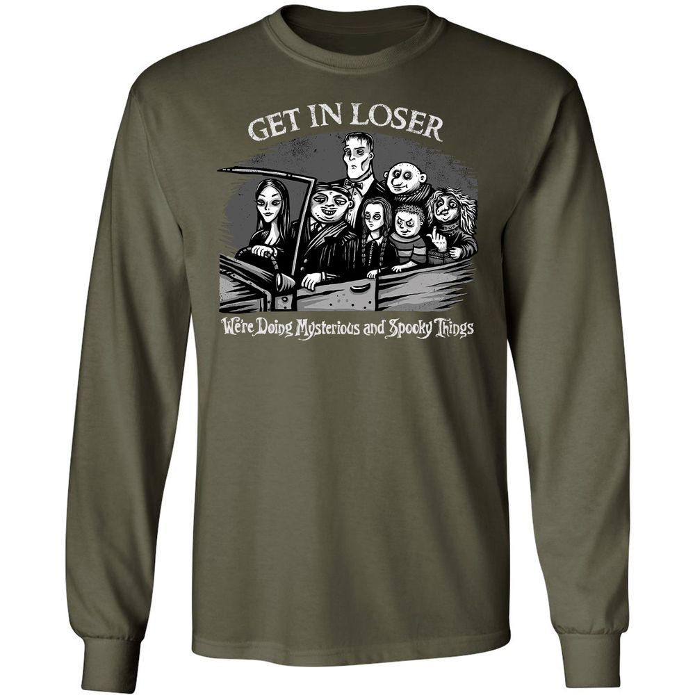 Long Sleeve T-Shirt - YGQGCMS8 - Military Green - 16