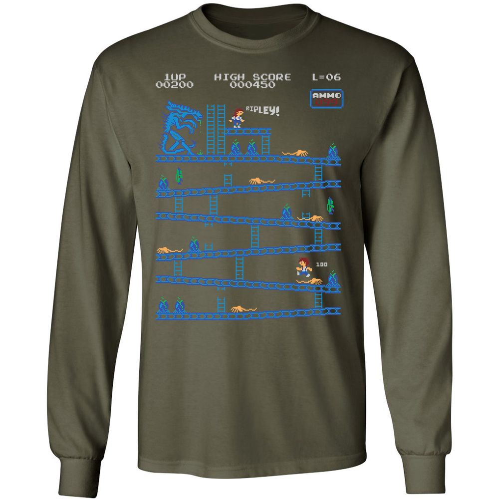 Long Sleeve T-Shirt - 4JCSS58P - Military Green - 16