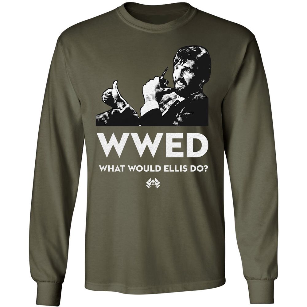 Long Sleeve T-Shirt - 3ULS6J2Z - Military Green - 16