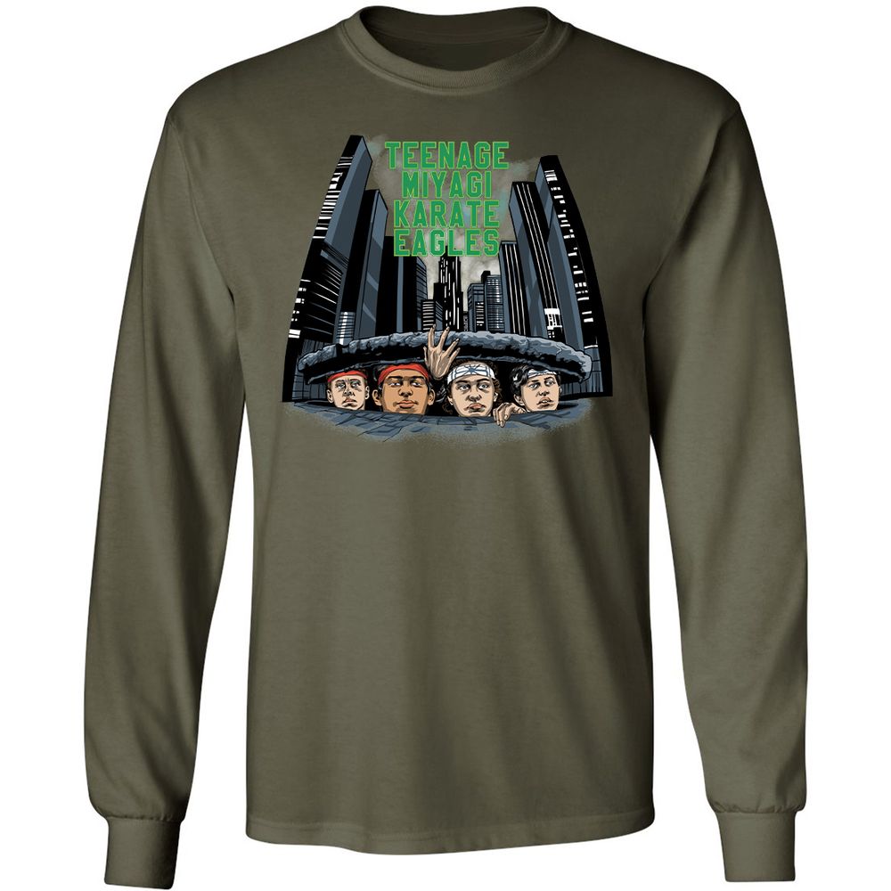 Long Sleeve T-Shirt - TBPL58EV - Military Green - 16