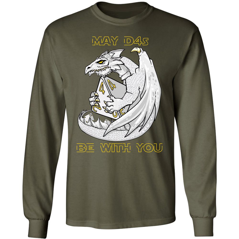 Long Sleeve T-Shirt - KALFJ5DY - Military Green - 16