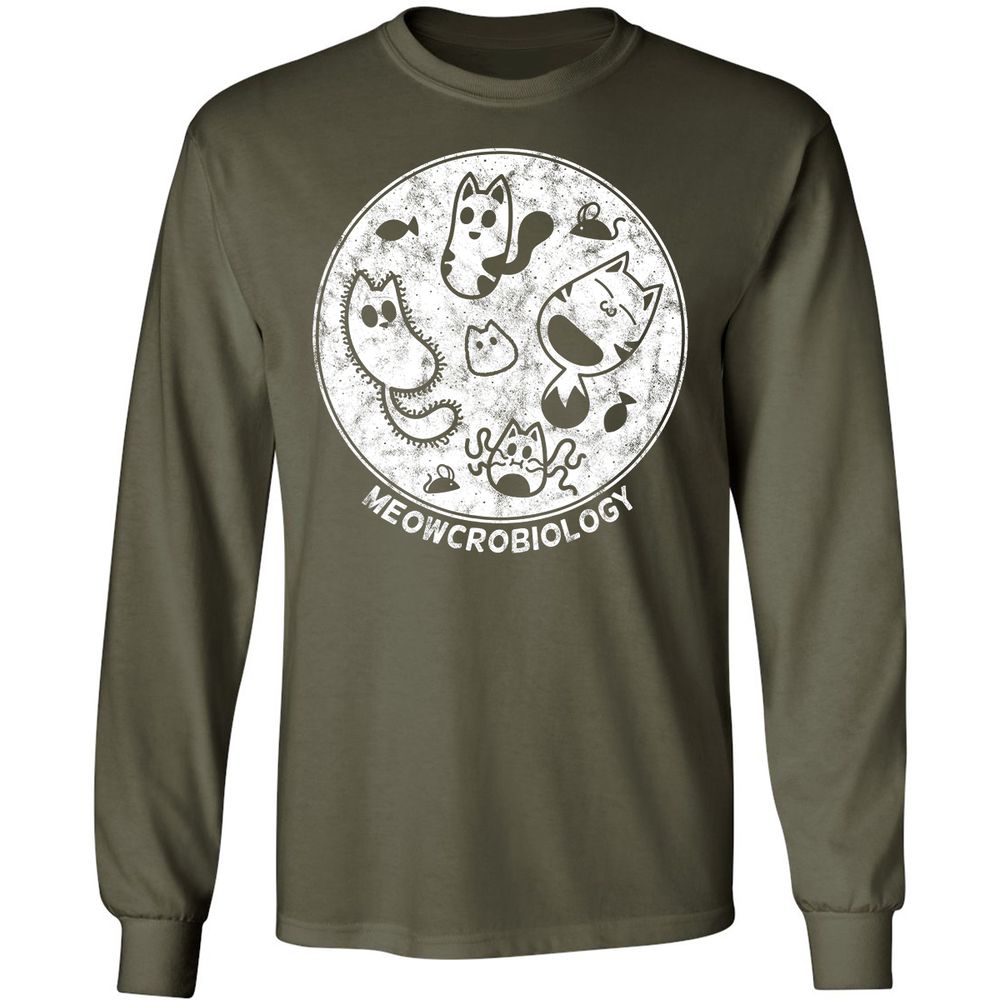 Long Sleeve T-Shirt - ELLVZCFT - Military Green - 16