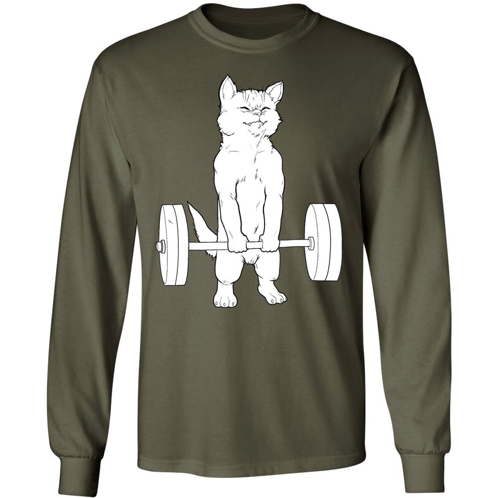 Long Sleeve T-Shirt - X4AWUGHD - Military Green - 16