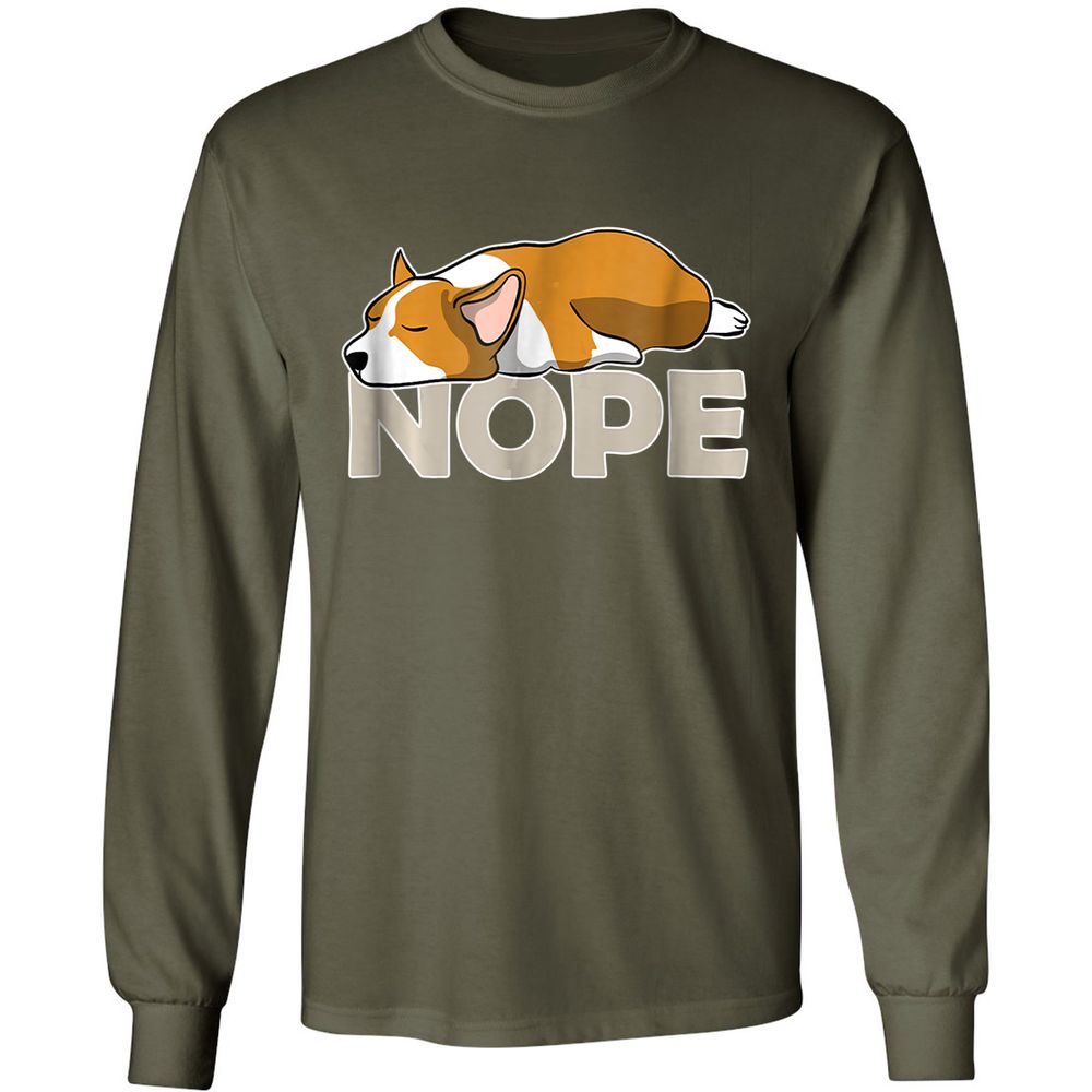 Long Sleeve T-Shirt - JQBJFHB2 - Military Green - 16