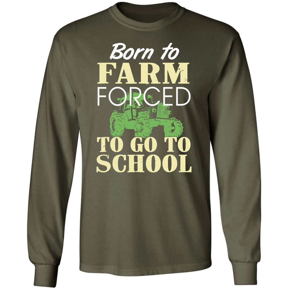 Long Sleeve T-Shirt - LU2KT5LY - Military Green - 16
