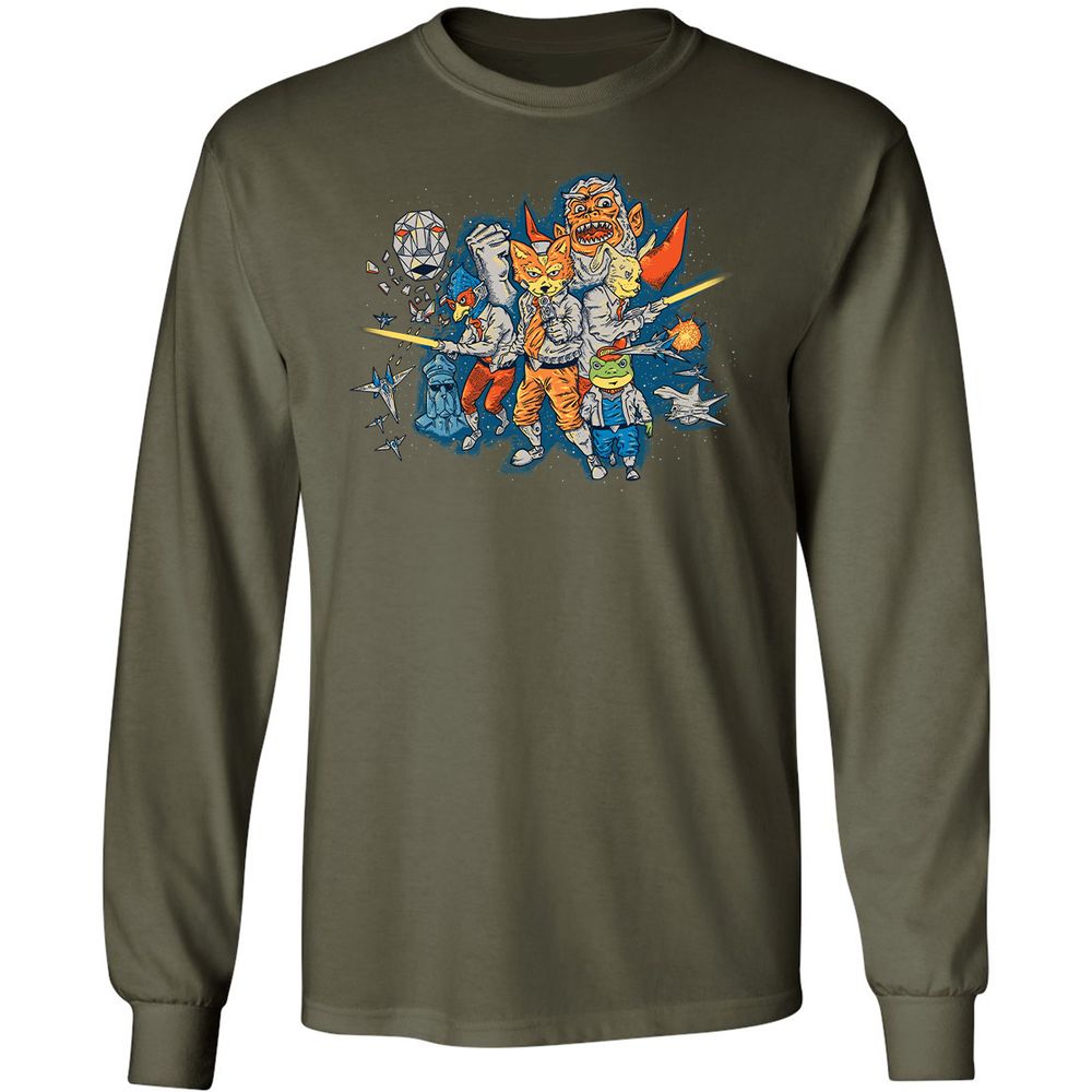 Long Sleeve T-Shirt - ZBWGULX3 - Military Green - 16