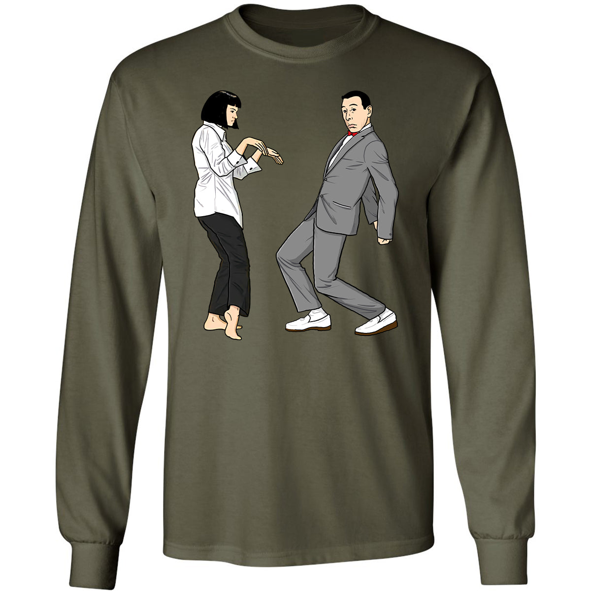 Long Sleeve T-Shirt - LTY4AGP2 - Military Green - 16