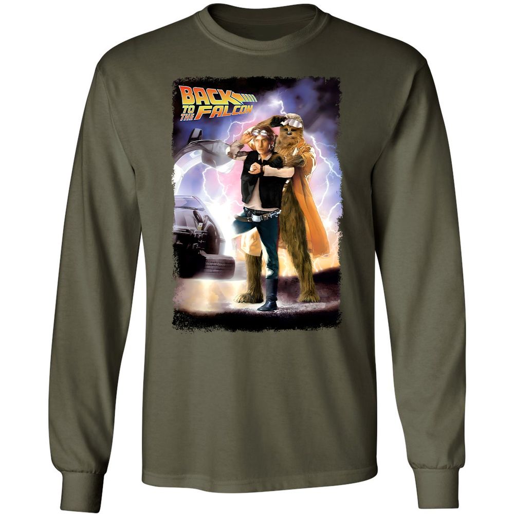 Long Sleeve T-Shirt - JMH77B4W - Military Green - 16