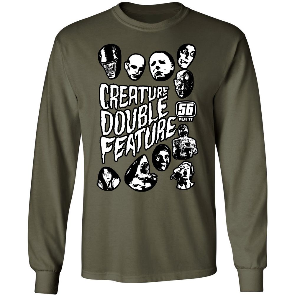 Long Sleeve T-Shirt - UUBAVY8Z - Military Green - 16