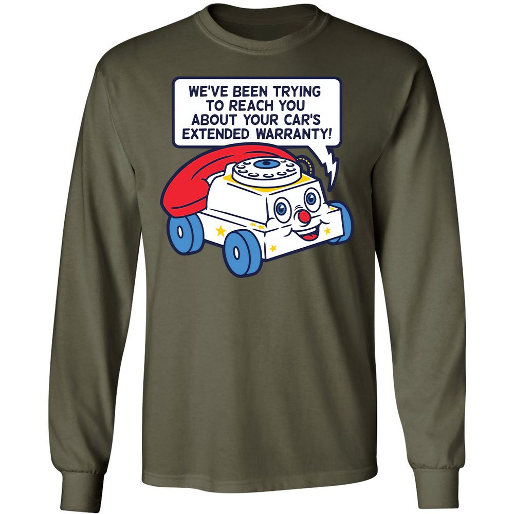 Long Sleeve T-Shirt - 3A6XRZ7G - Military Green - 16