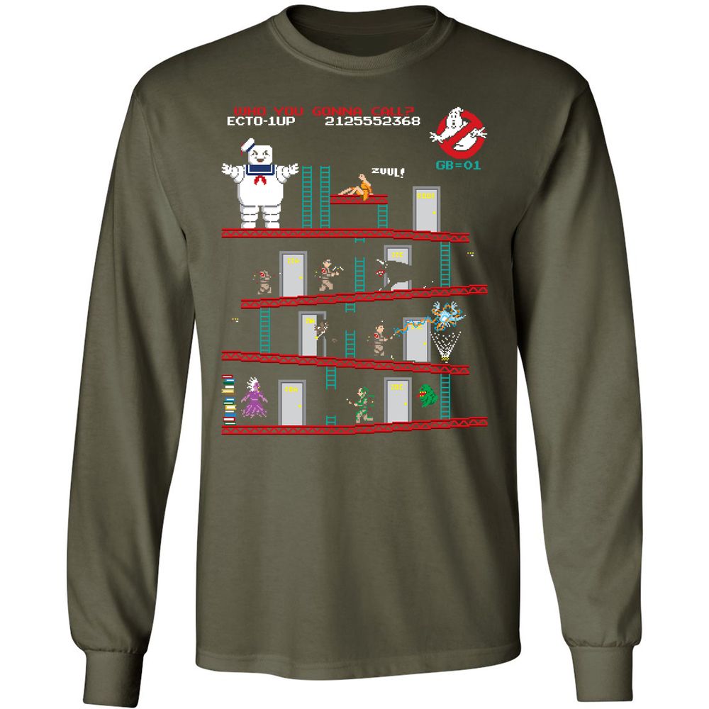 Long Sleeve T-Shirt - 56U48UDJ - Military Green - 16