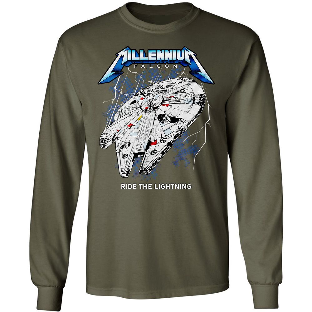 Long Sleeve T-Shirt - TRSY77BW - Military Green - 16