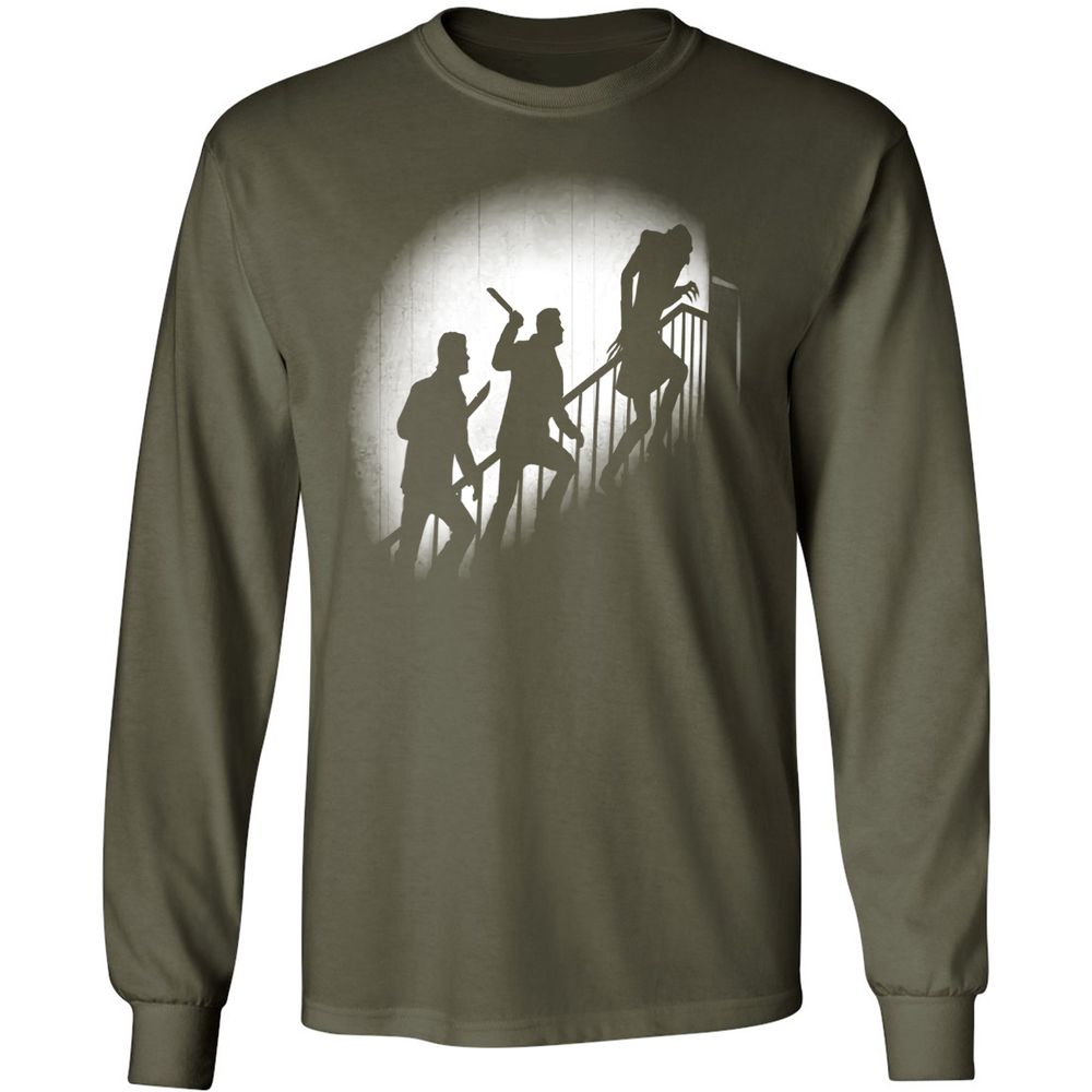 Long Sleeve T-Shirt - 1BY6L2PP - Military Green - 16