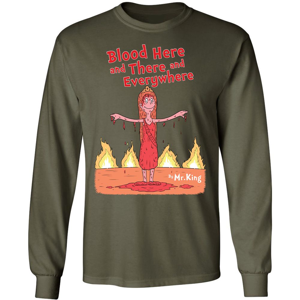 Long Sleeve T-Shirt - T9FHDWHL - Military Green - 16