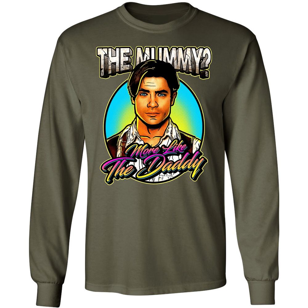 Long Sleeve T-Shirt - 4MQCWX6J - Military Green - 16