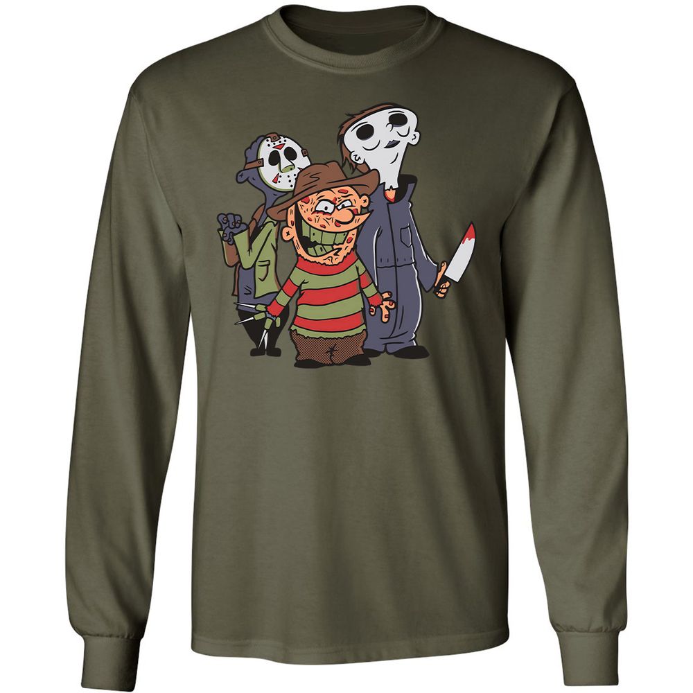 Long Sleeve T-Shirt - 97WXEHEV - Military Green - 16