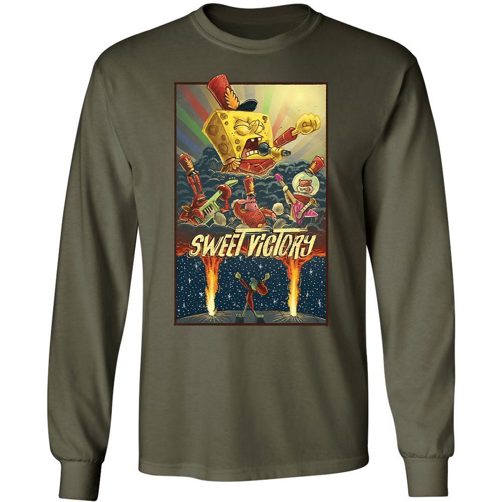 Long Sleeve T-Shirt - H1EQD94D - Military Green - 16