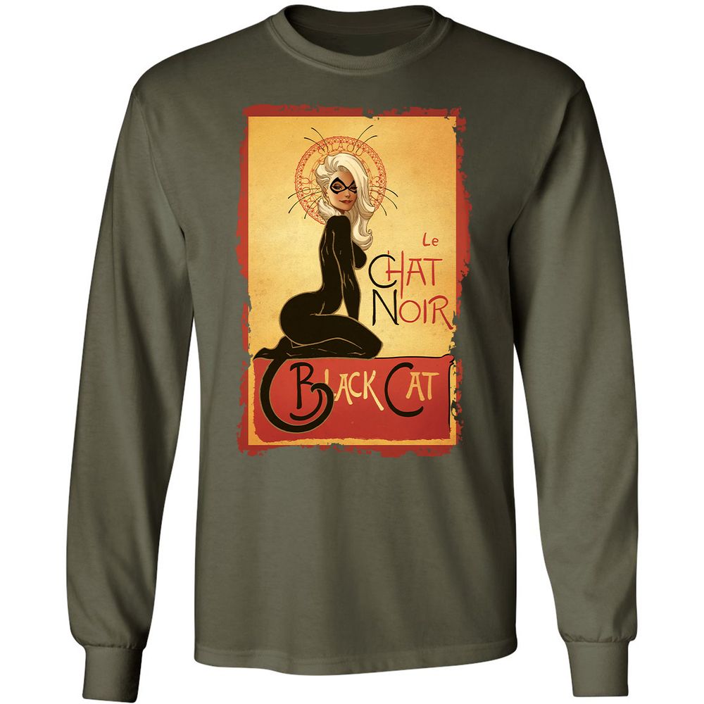 Long Sleeve T-Shirt - 3UJBZURZ - Military Green - 16