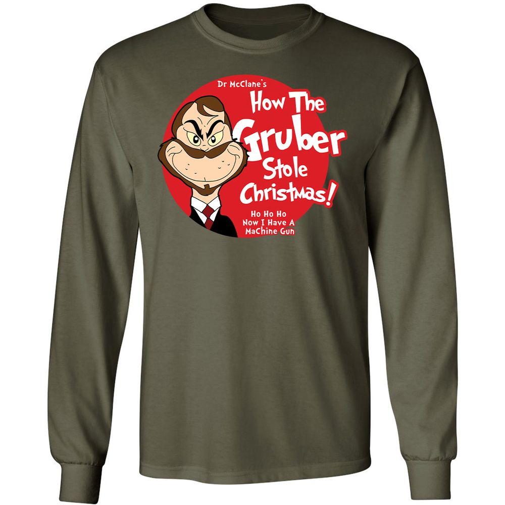 Long Sleeve T-Shirt - 72ZZWULY - Military Green - 16