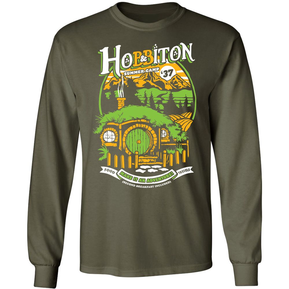 Long Sleeve T-Shirt - H3ML9L93 - Military Green - 16