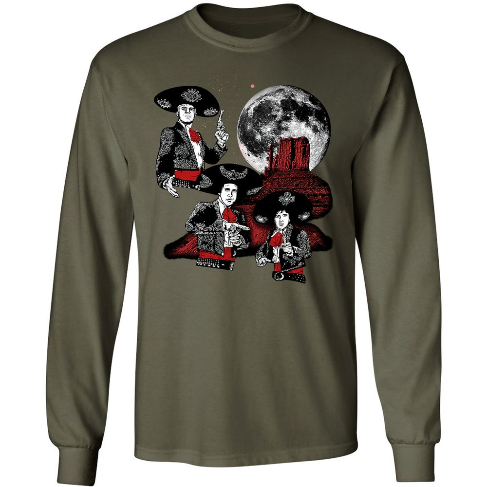 Long Sleeve T-Shirt - 3FBW9A1R - Military Green - 16