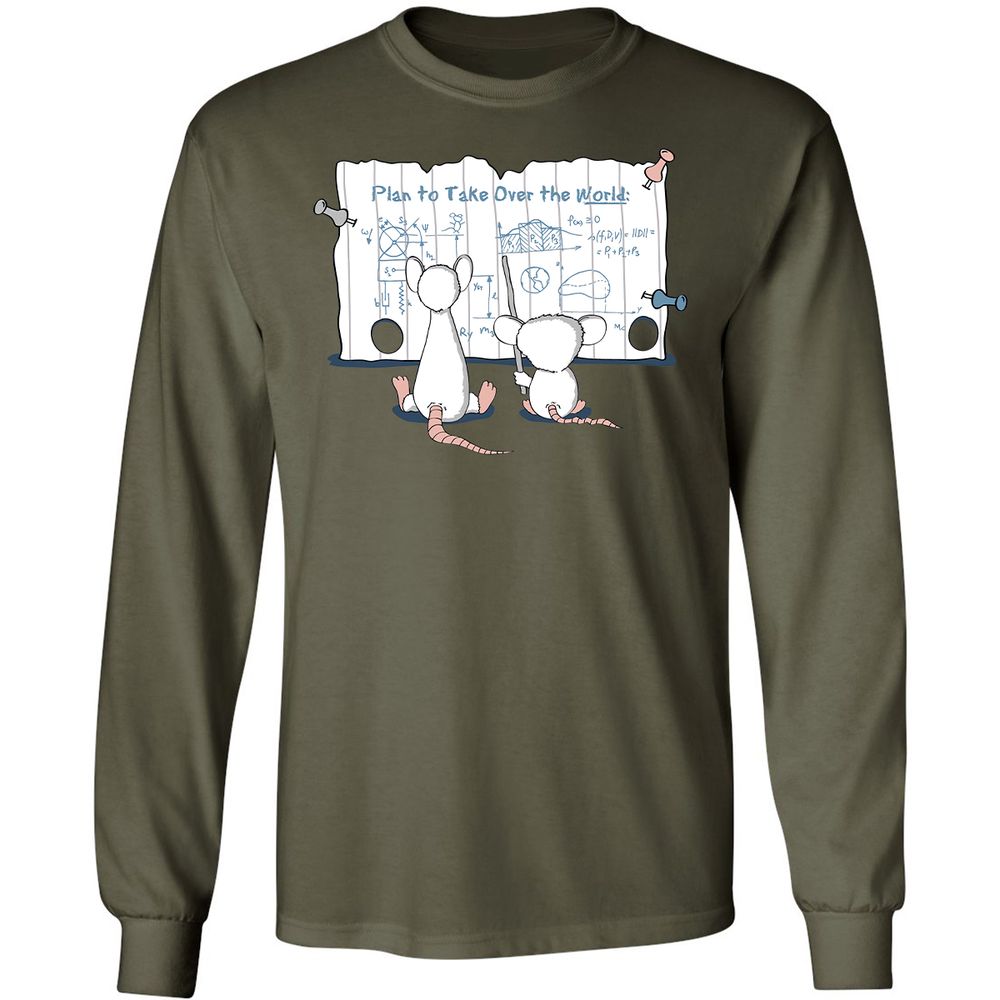 Long Sleeve T-Shirt - AZ9CA397 - Military Green - 16