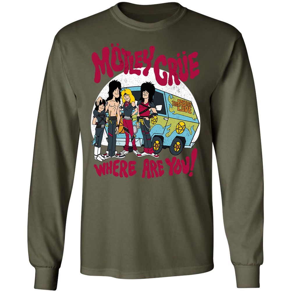 Long Sleeve T-Shirt - 3WZZFF77 - Military Green - 16