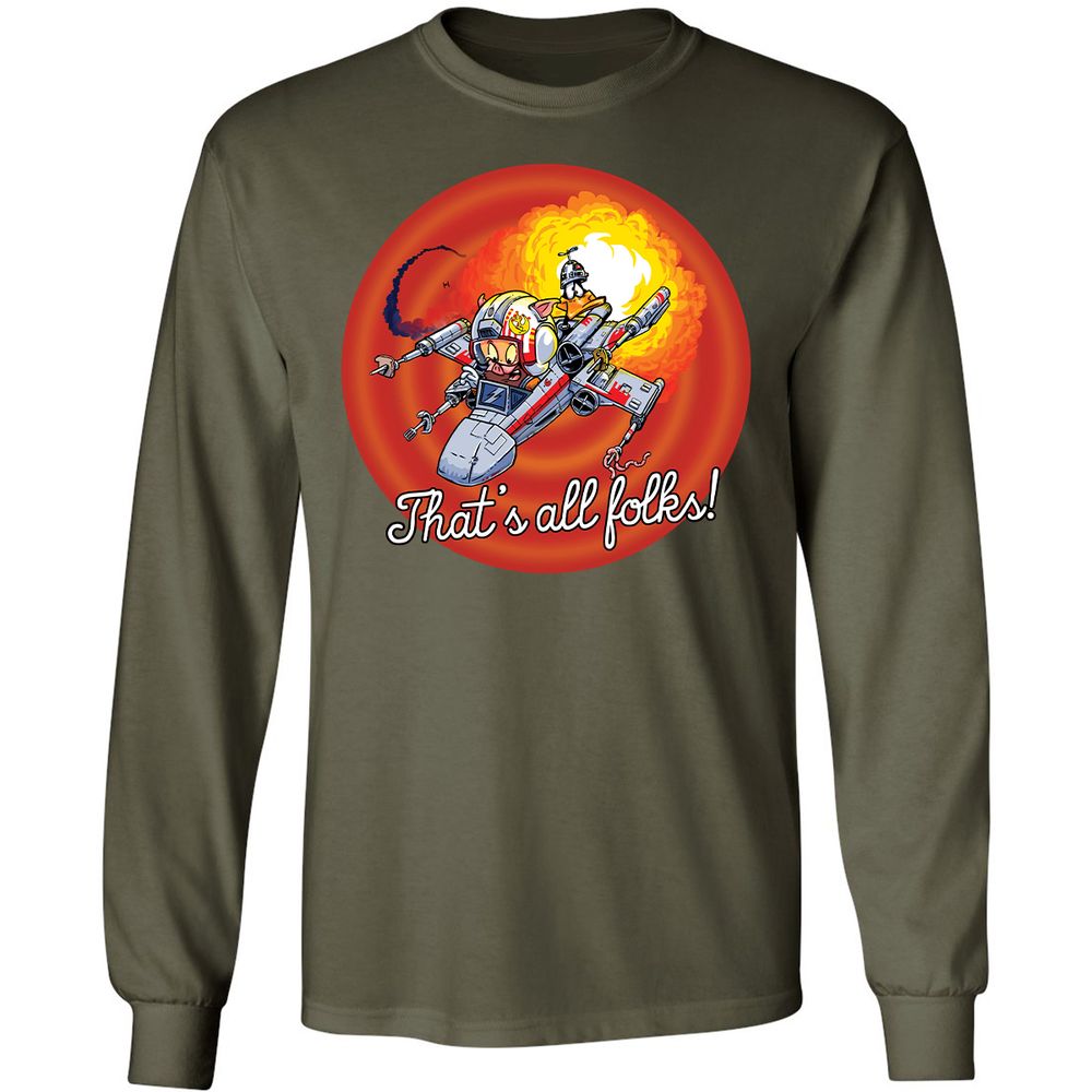 Long Sleeve T-Shirt - VQG3HSMP - Military Green - 16