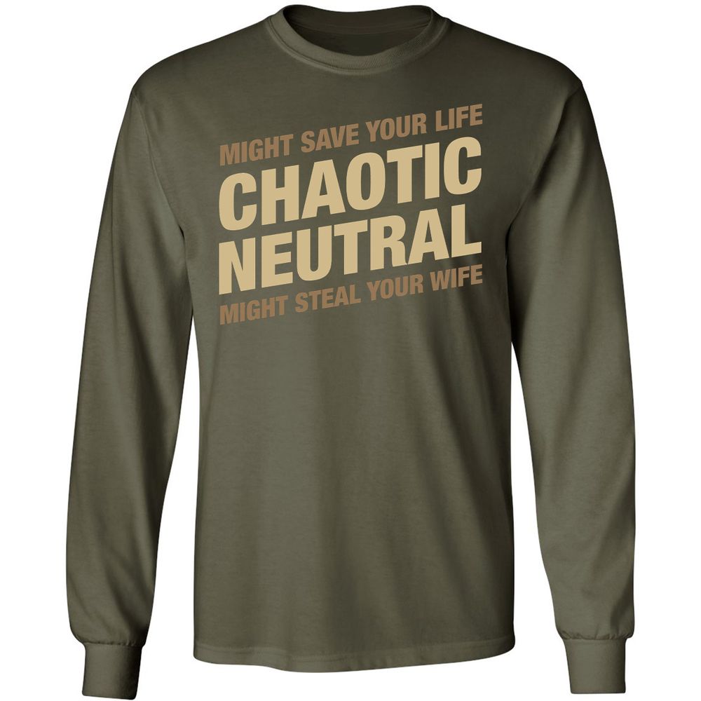 Long Sleeve T-Shirt - XTWKZQ75 - Military Green - 16