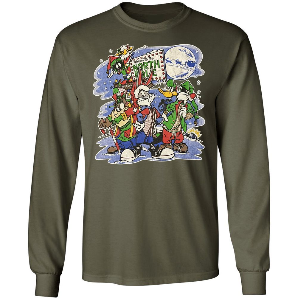 Long Sleeve T-Shirt - 33ZU56RT - Military Green - 16