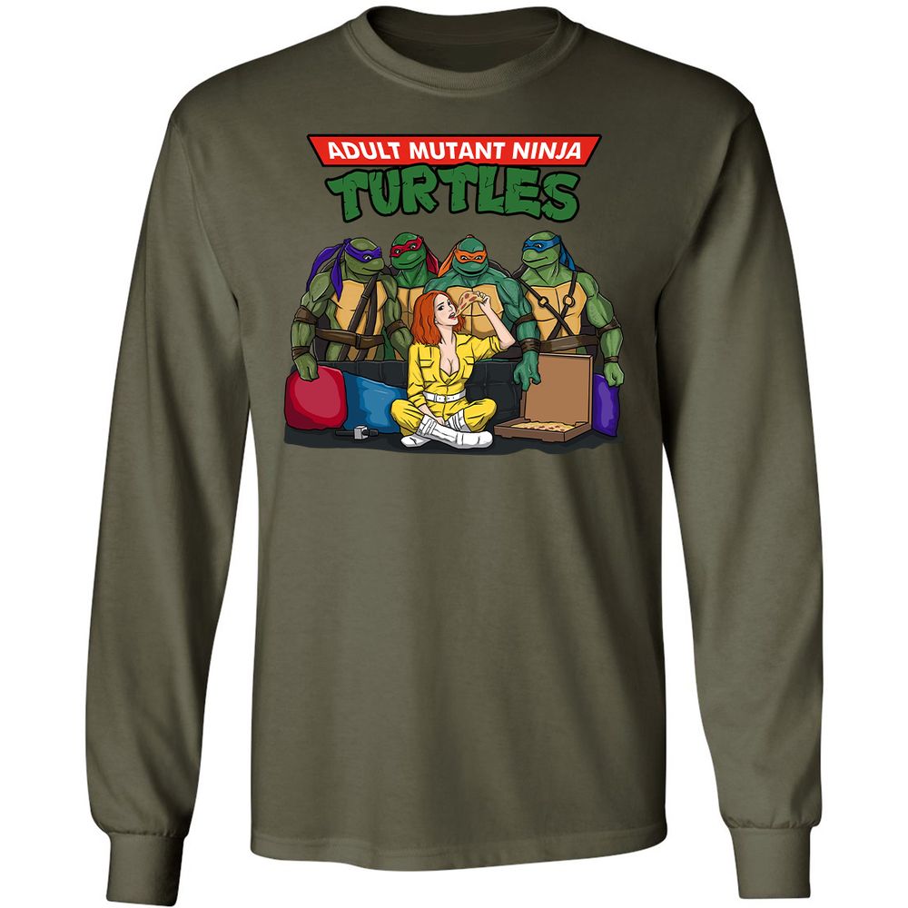 Long Sleeve T-Shirt - 22KUZ6LZ - Military Green - 16