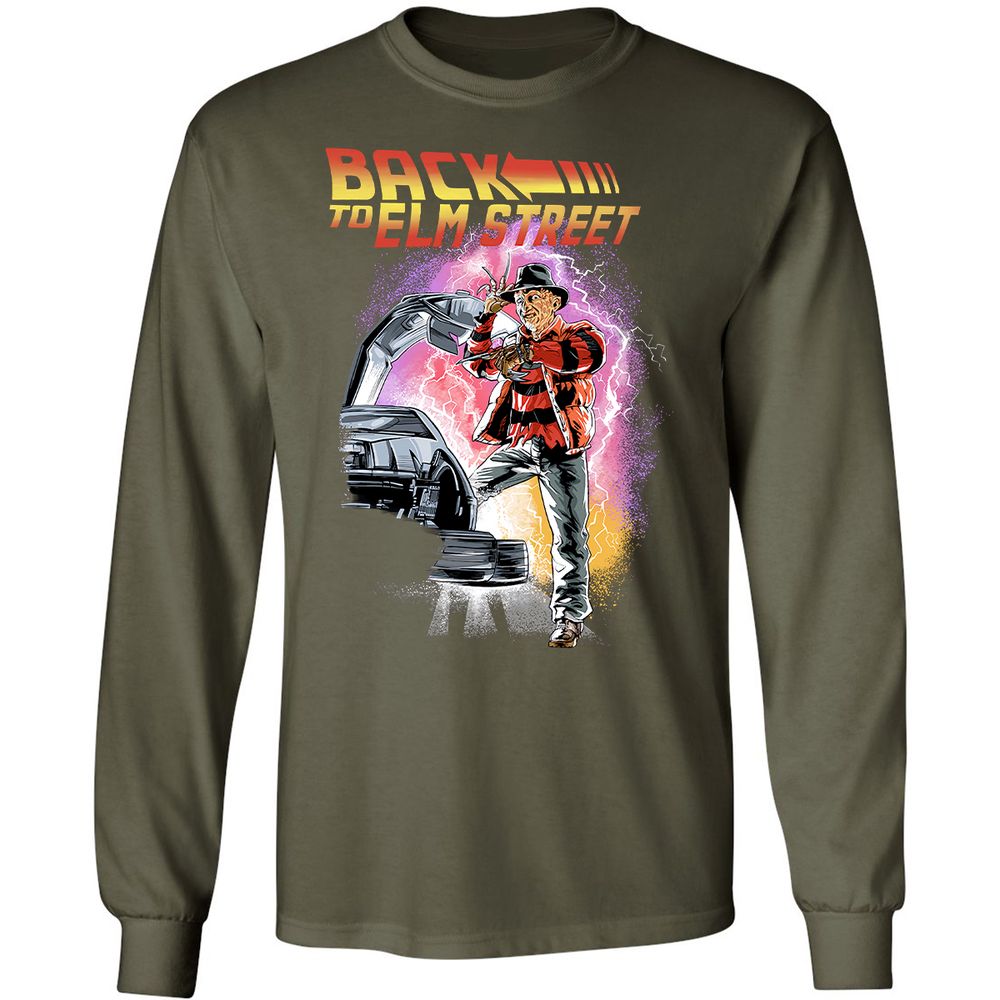 Long Sleeve T-Shirt - T7QL9NPA - Military Green - 16