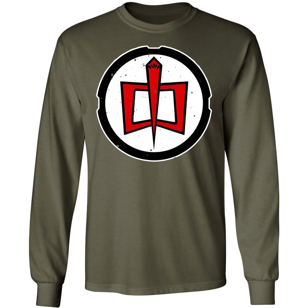 Long Sleeve T-Shirt - 9VAKQEX3 - Military Green - 16