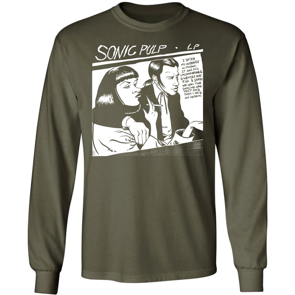 Long Sleeve T-Shirt - 445XDU2P - Military Green - 16