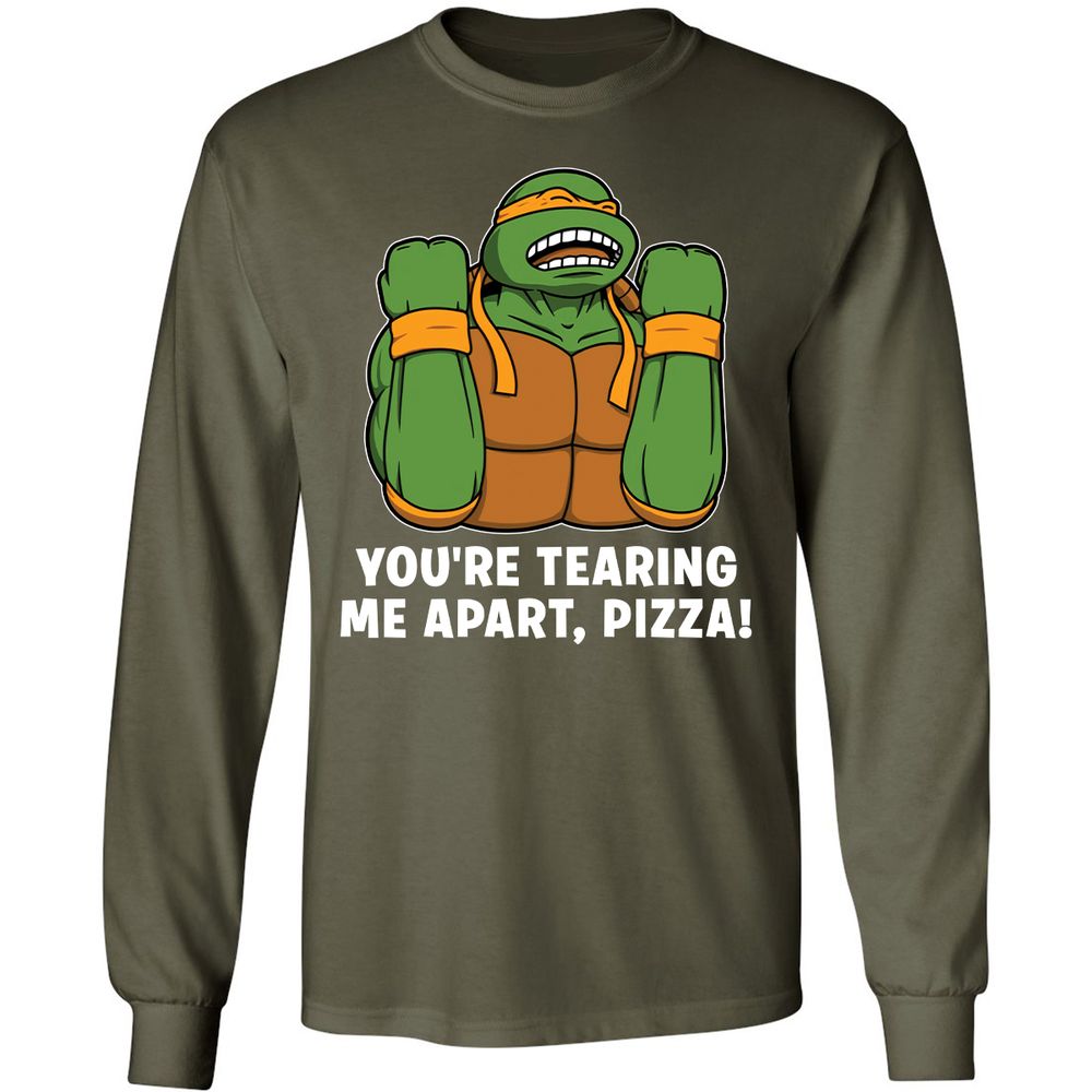 Long Sleeve T-Shirt - Q8R1RABQ - Military Green - 16