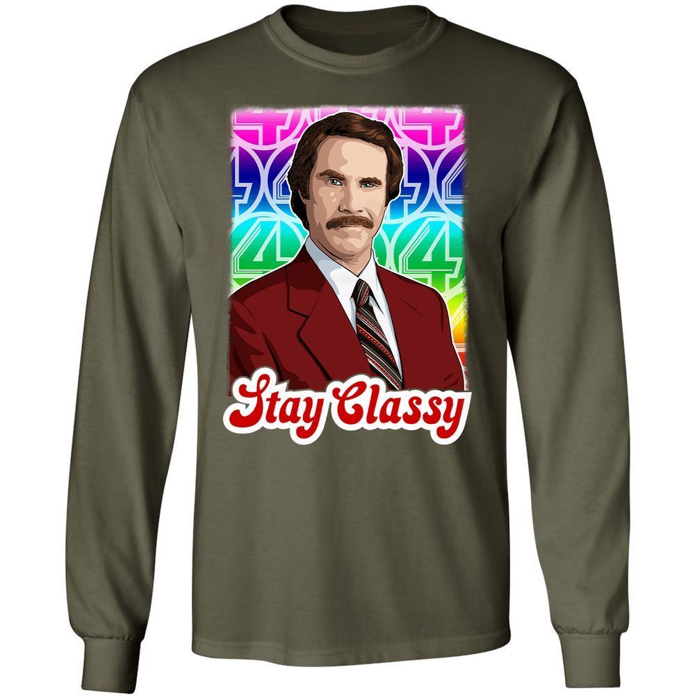 Long Sleeve T-Shirt - EV6J681P - Military Green - 16