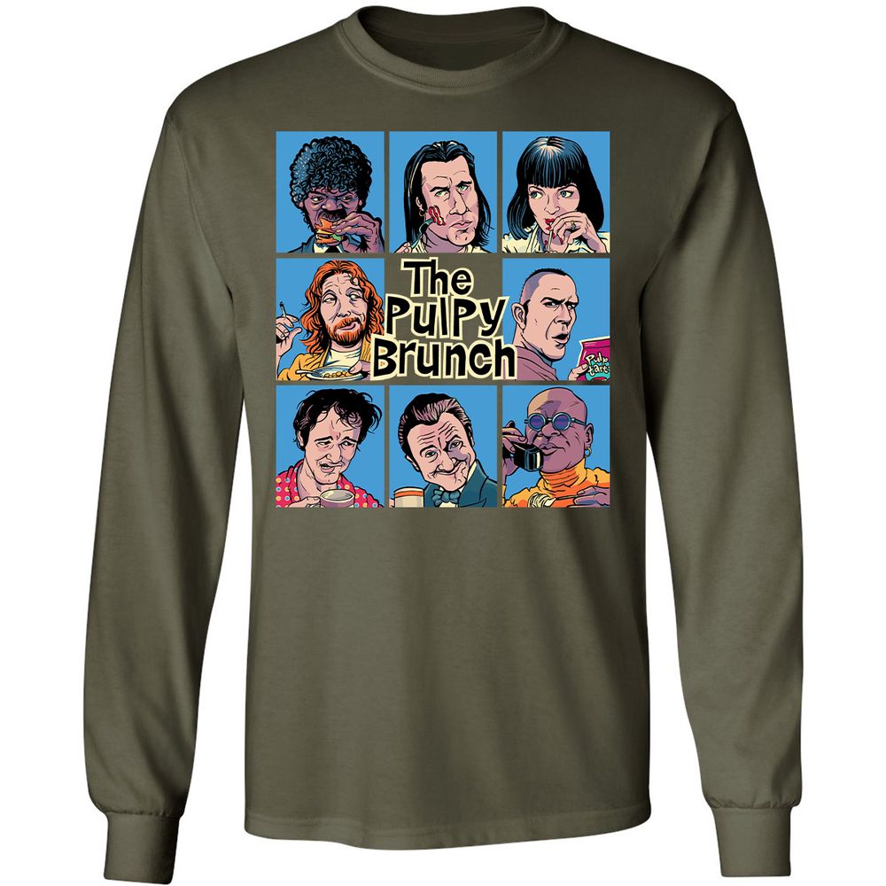 Long Sleeve T-Shirt - 777Z2SE7 - Military Green - 16