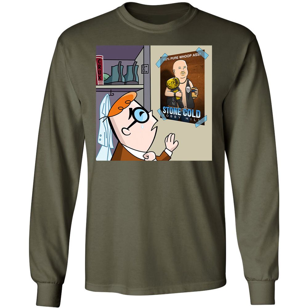 Long Sleeve T-Shirt - S6NS5QV7 - Military Green - 16