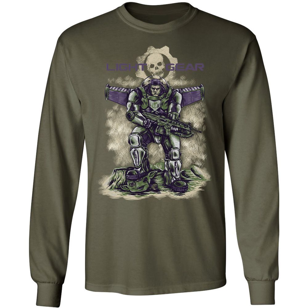 Long Sleeve T-Shirt - WY4VSENR - Military Green - 16