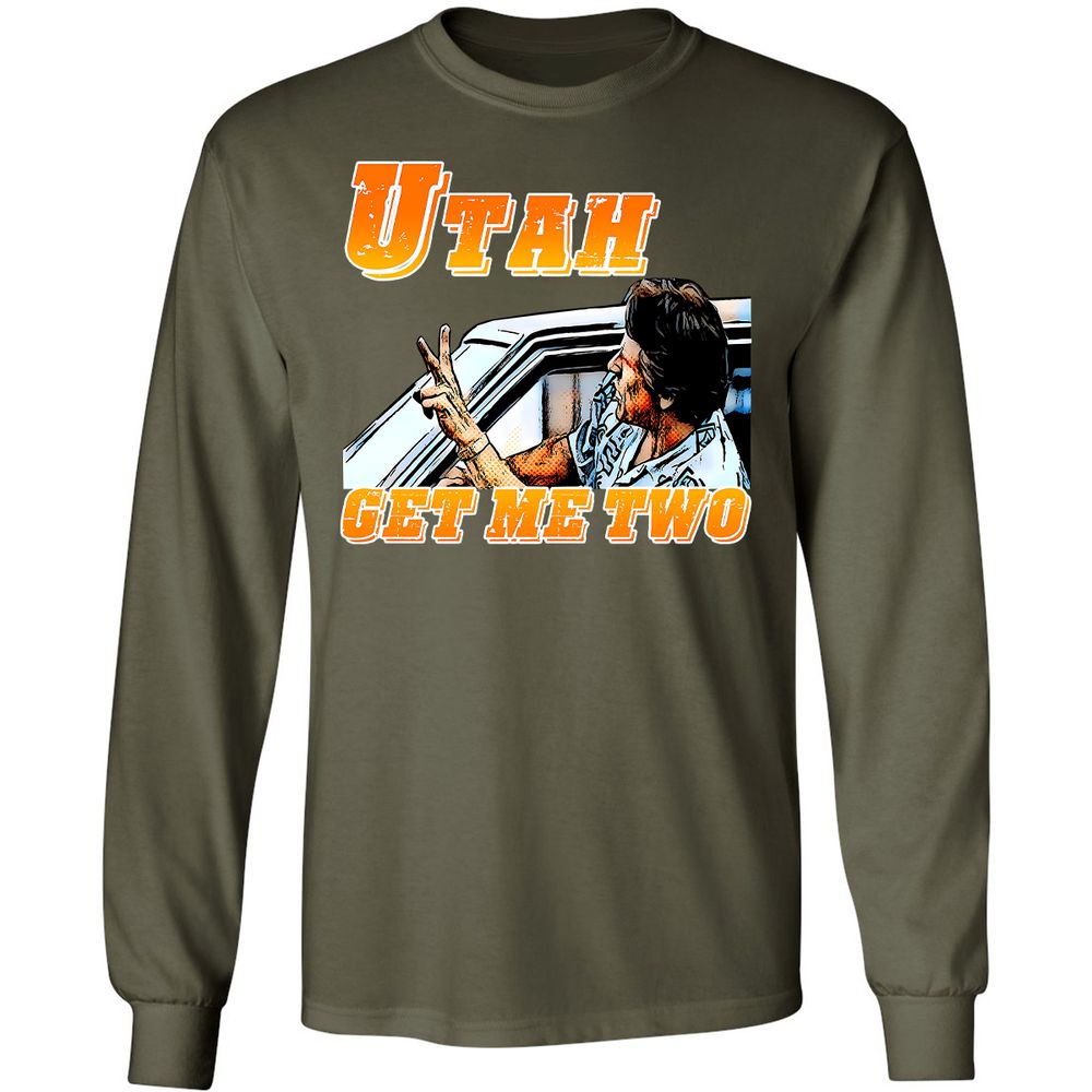 Long Sleeve T-Shirt - SDLGD1YJ - Military Green - 16