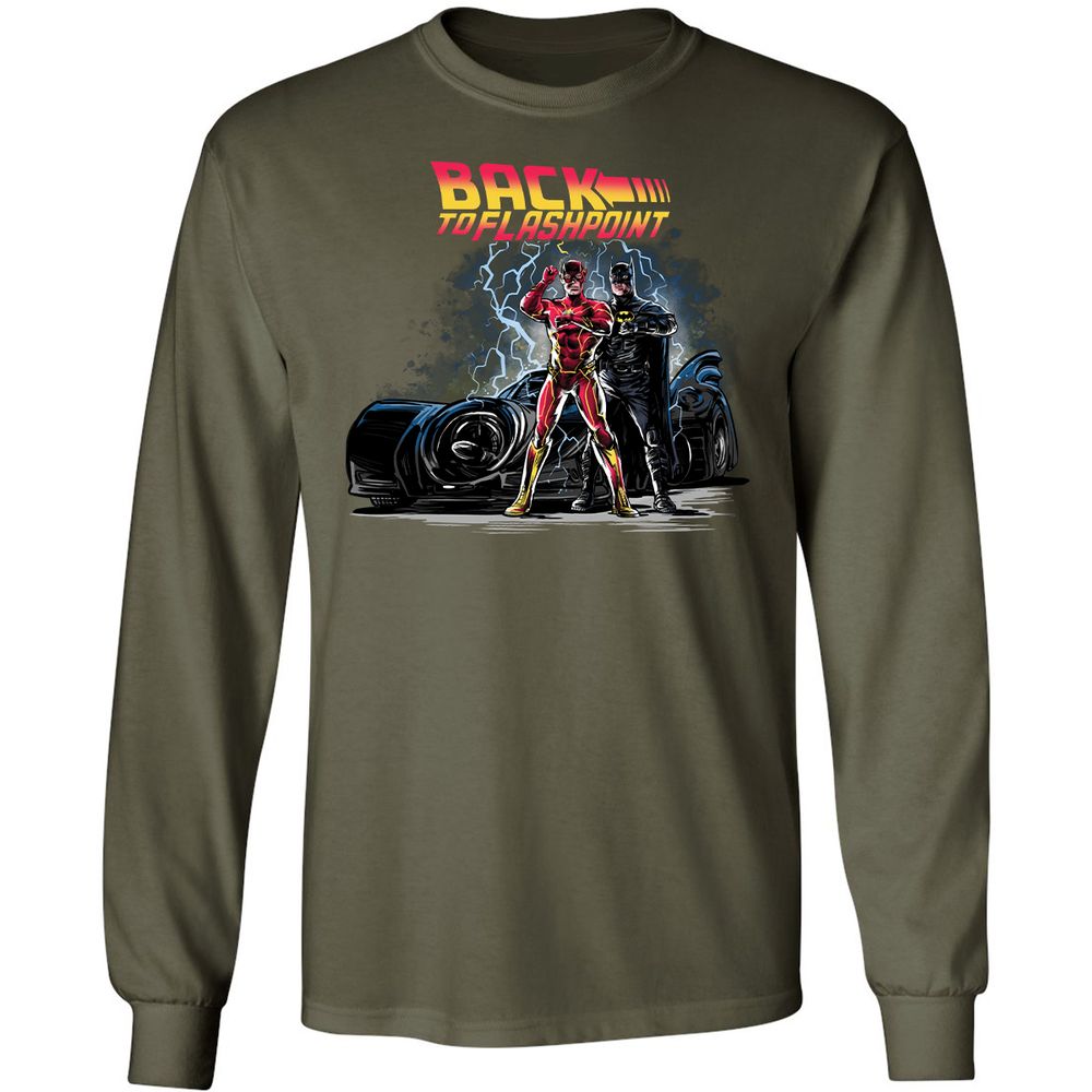 Long Sleeve T-Shirt - 5K9ER613 - Military Green - 16