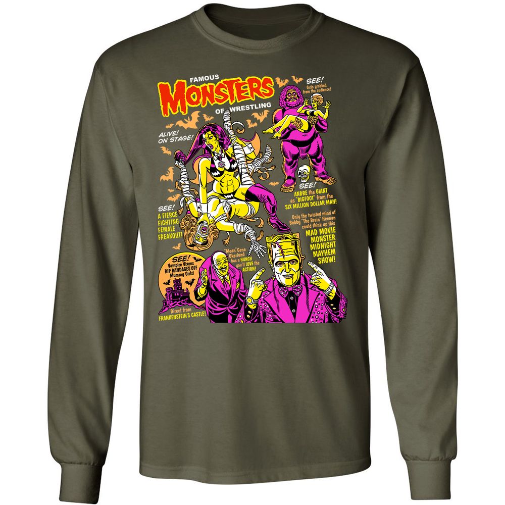 Long Sleeve T-Shirt - 77TL4MBJ - Military Green - 16