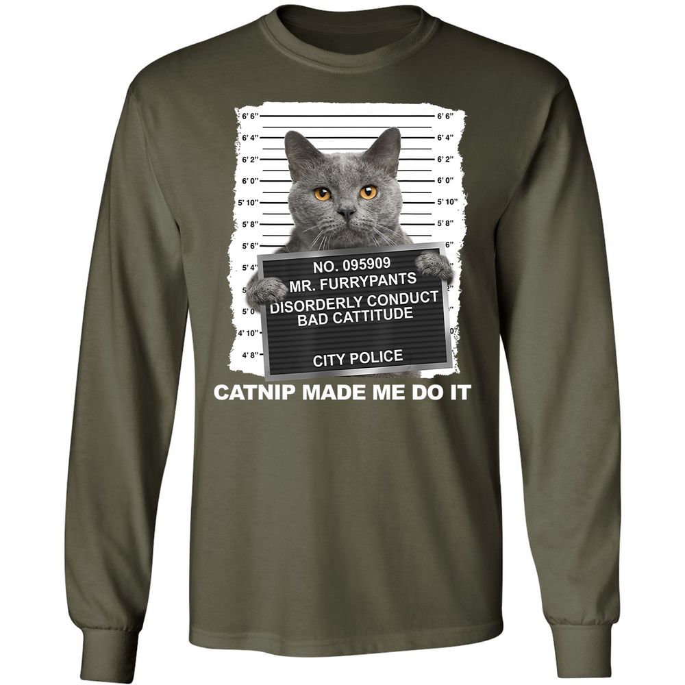 Long Sleeve T-Shirt - TY3N1L5E - Military Green - 16