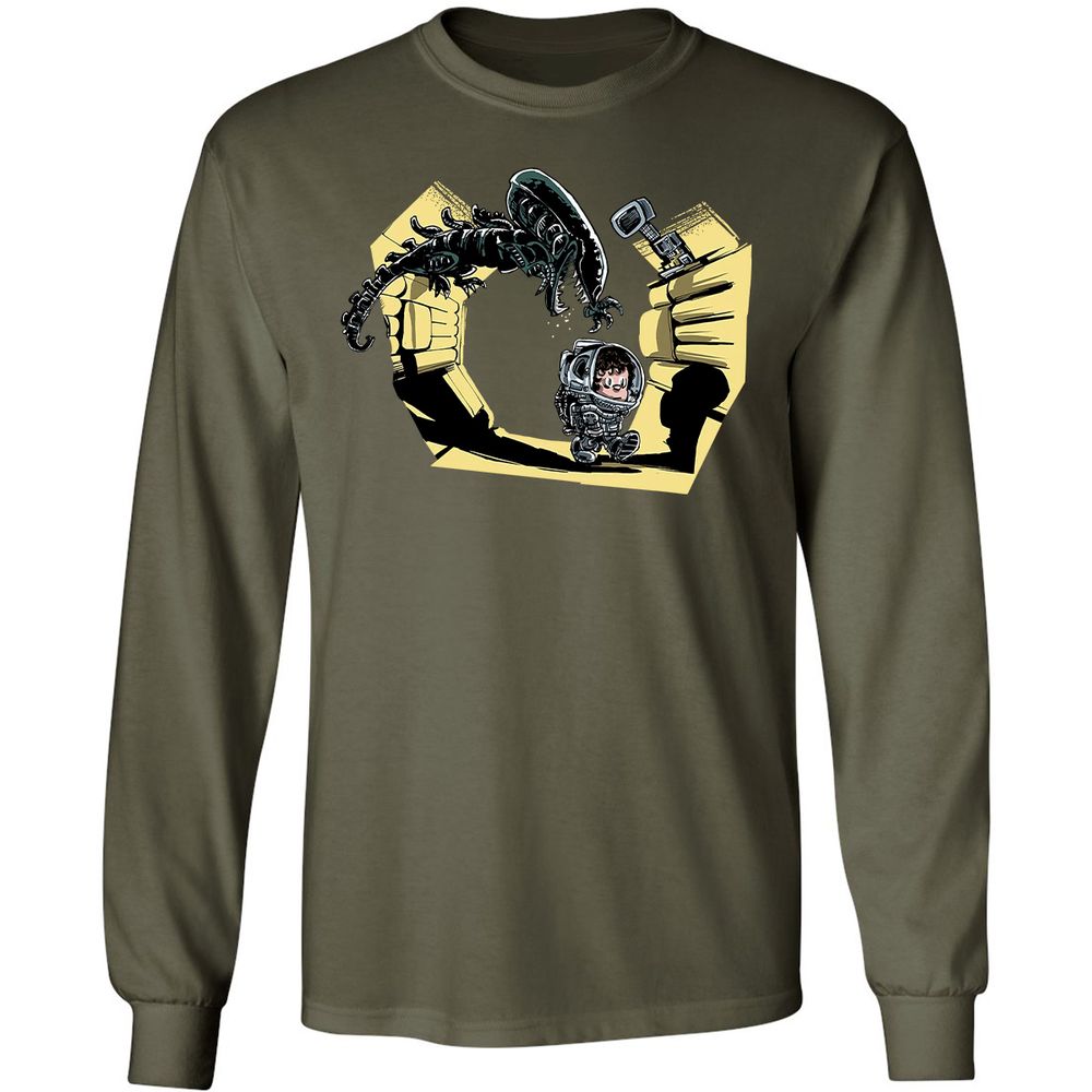 Long Sleeve T-Shirt - TYY15BKV - Military Green - 16