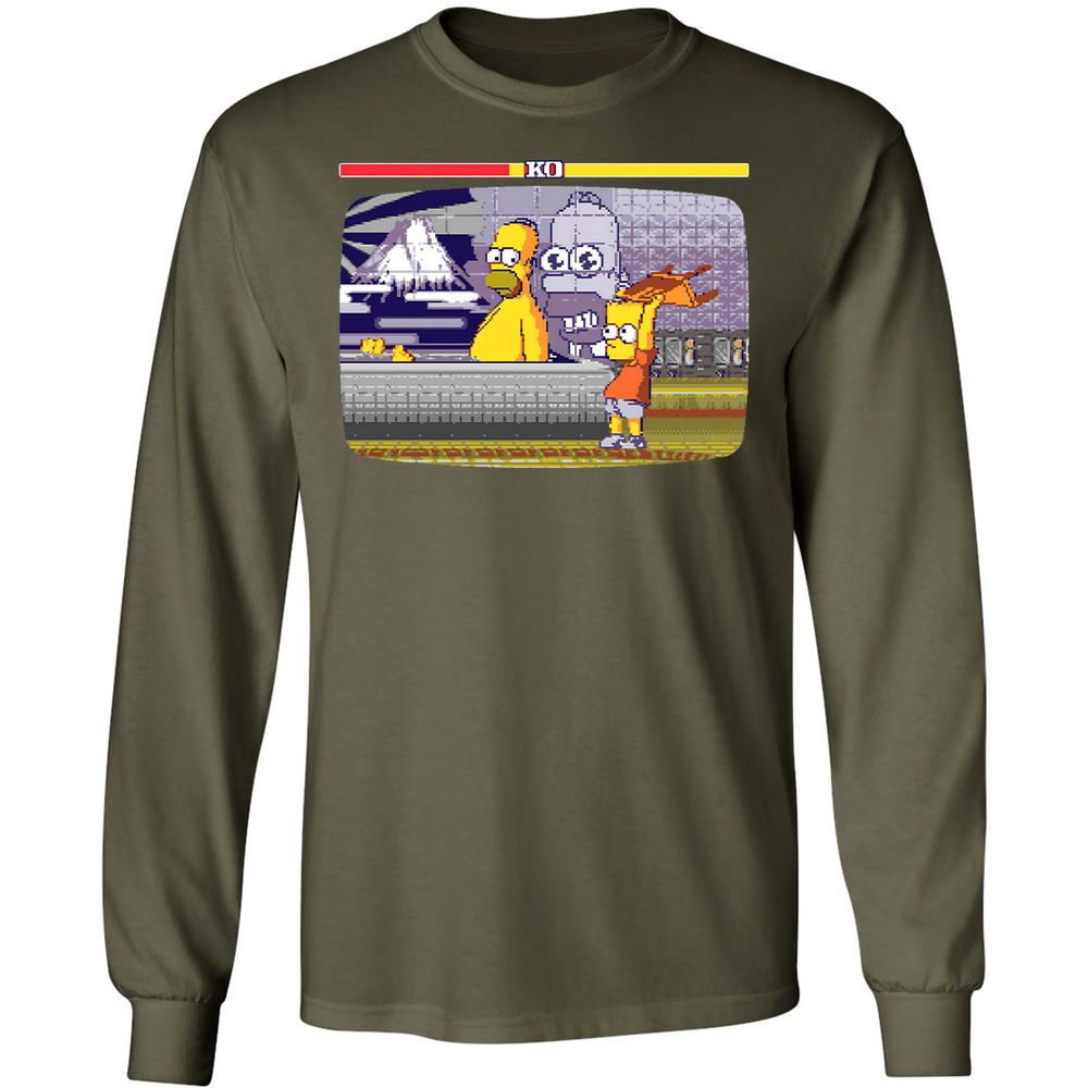 Long Sleeve T-Shirt - 3TRSHVS5 - Military Green - 16