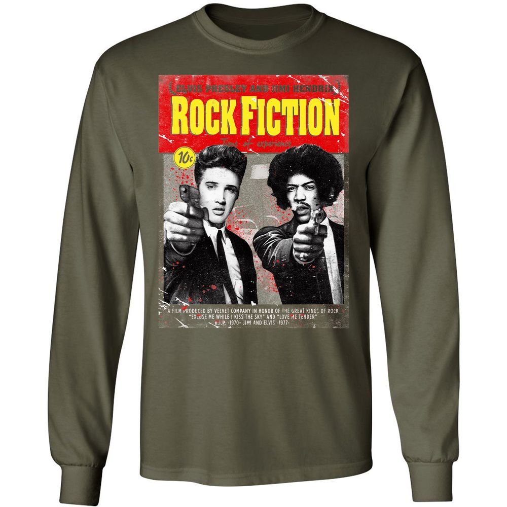 Long Sleeve T-Shirt - DQ8UB5DP - Military Green - 16