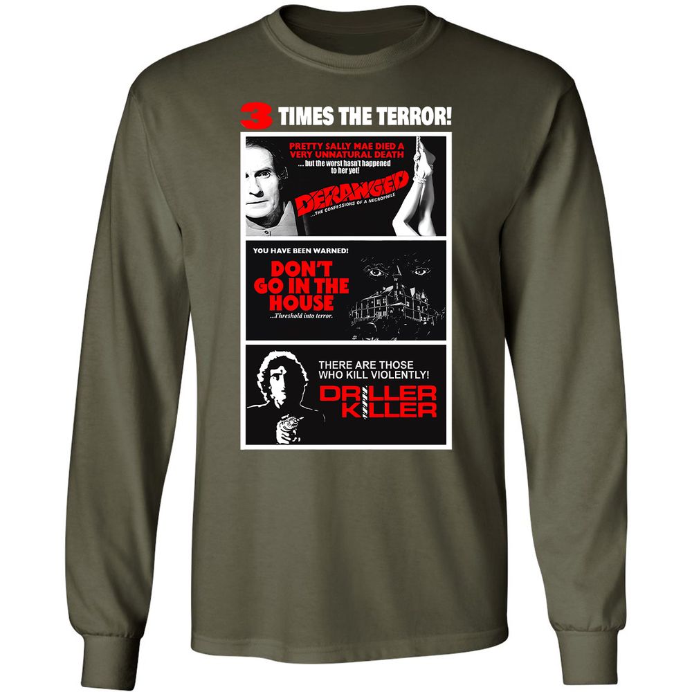 3 Times the Terror - Military Green - 16