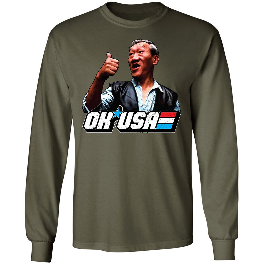 Long Sleeve T-Shirt - FSGTA5ZN - Military Green - 16