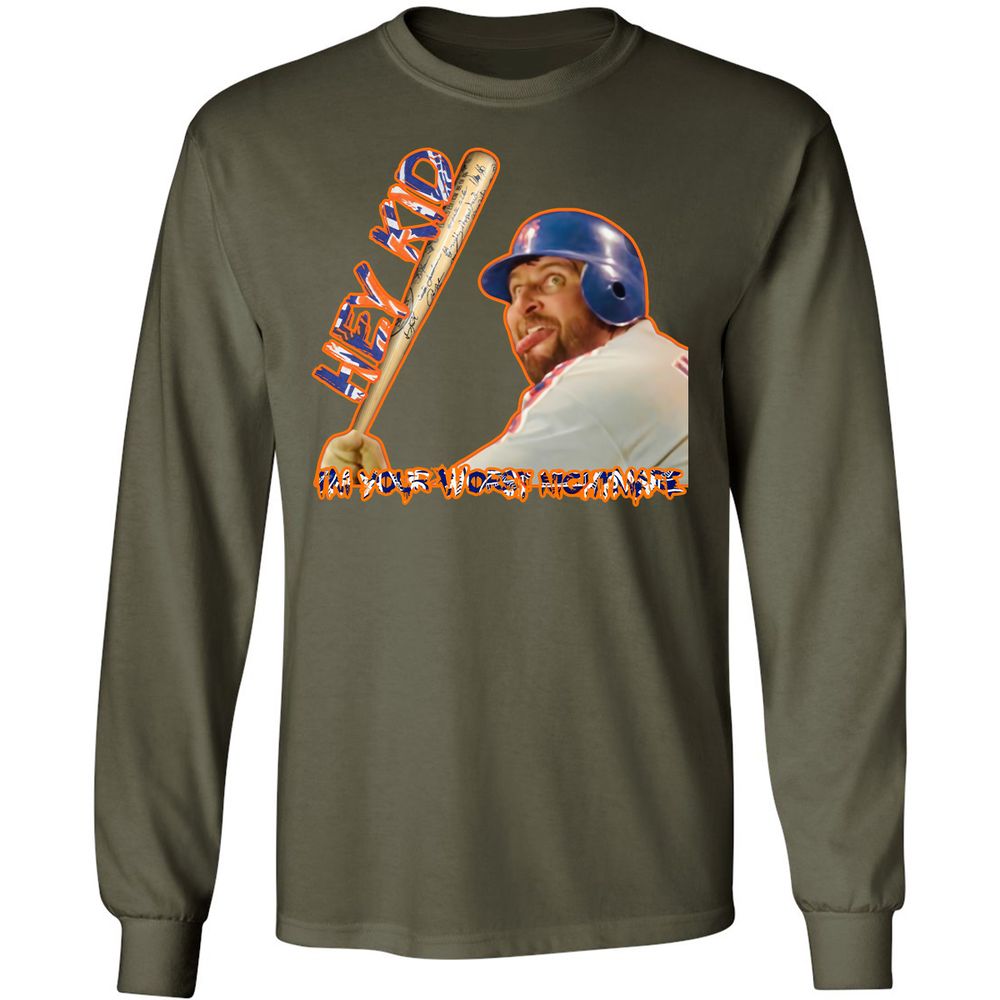 Long Sleeve T-Shirt - PTLTELCV - Military Green - 16